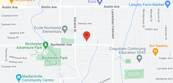 map of 1615 ROCHESTER AVENUE